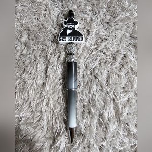 Get ripped beaded pen